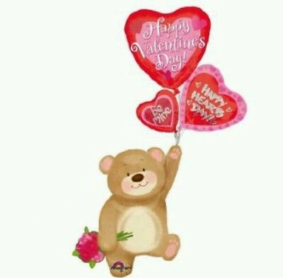Valentine's Day Bear With Hearts